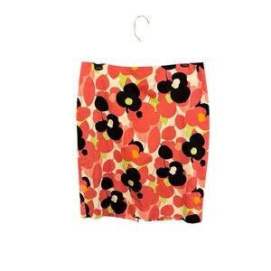 New York & Company Skirt Women's Size 6 Stretch Floral Lightweight Knee Length